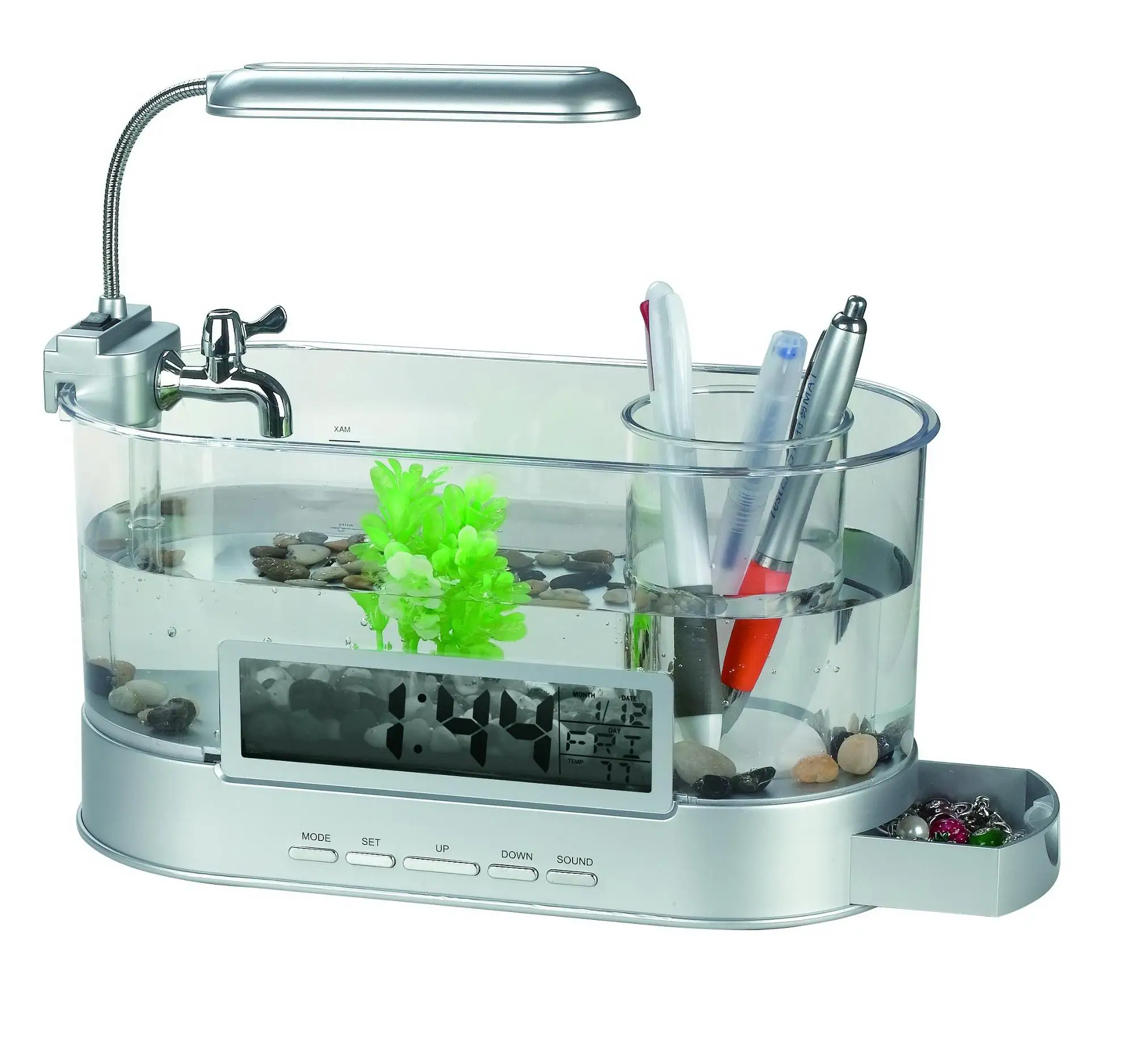 Mini Aquarium De Bureau/multifonctionnel Usb Aquarium De Bureau Mini ... - Desk Top Mini Aquariums