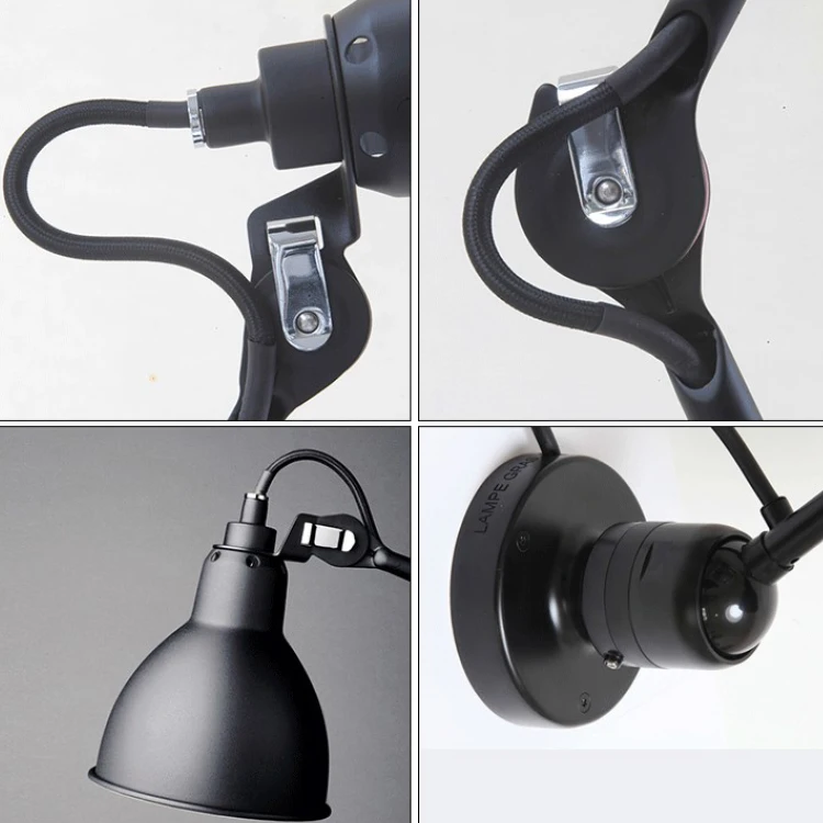 American Loft style  Industrial wall led light indoor vintage wall lamp