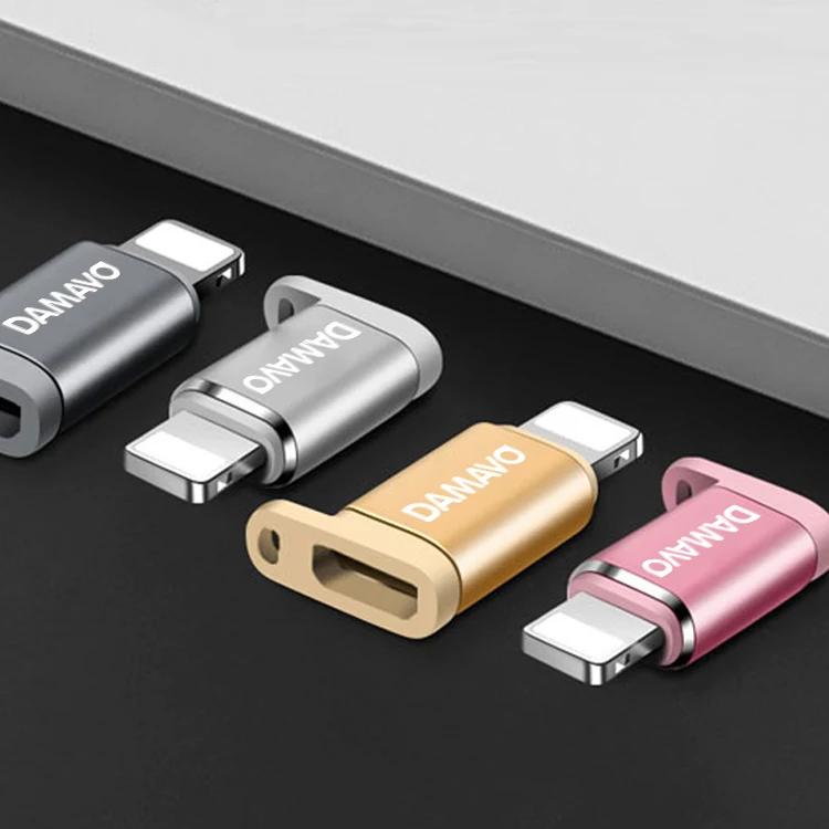 Smart phone Colorful Portable micro usb to ios lanyard mini usb cable adapter - ANKUX.COM
