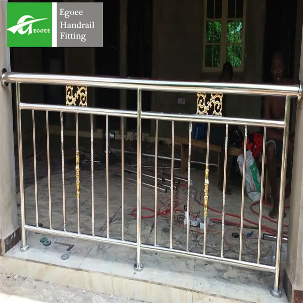 Nigeria in balcony rails Glass Railing: