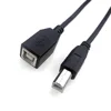 1.5m USB 2.0 BM Female Jack to BF Male Panel Mount Socket Printer Extension Cable