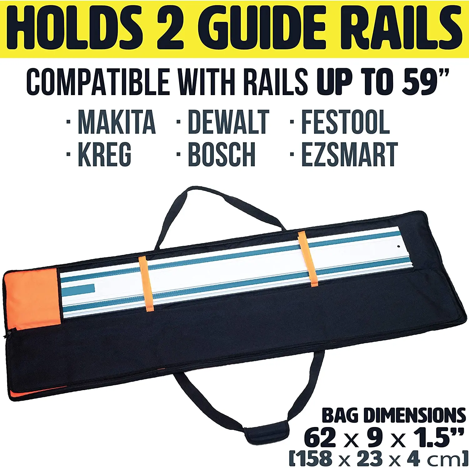Portable Tools Guide Rail Bag Protective Track Saw Bag For Saw Guide