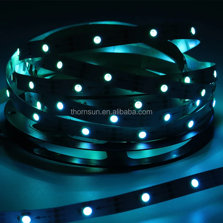 Full color sk6812 rgbw 30leds/m 5v led decorative light strip dotstar