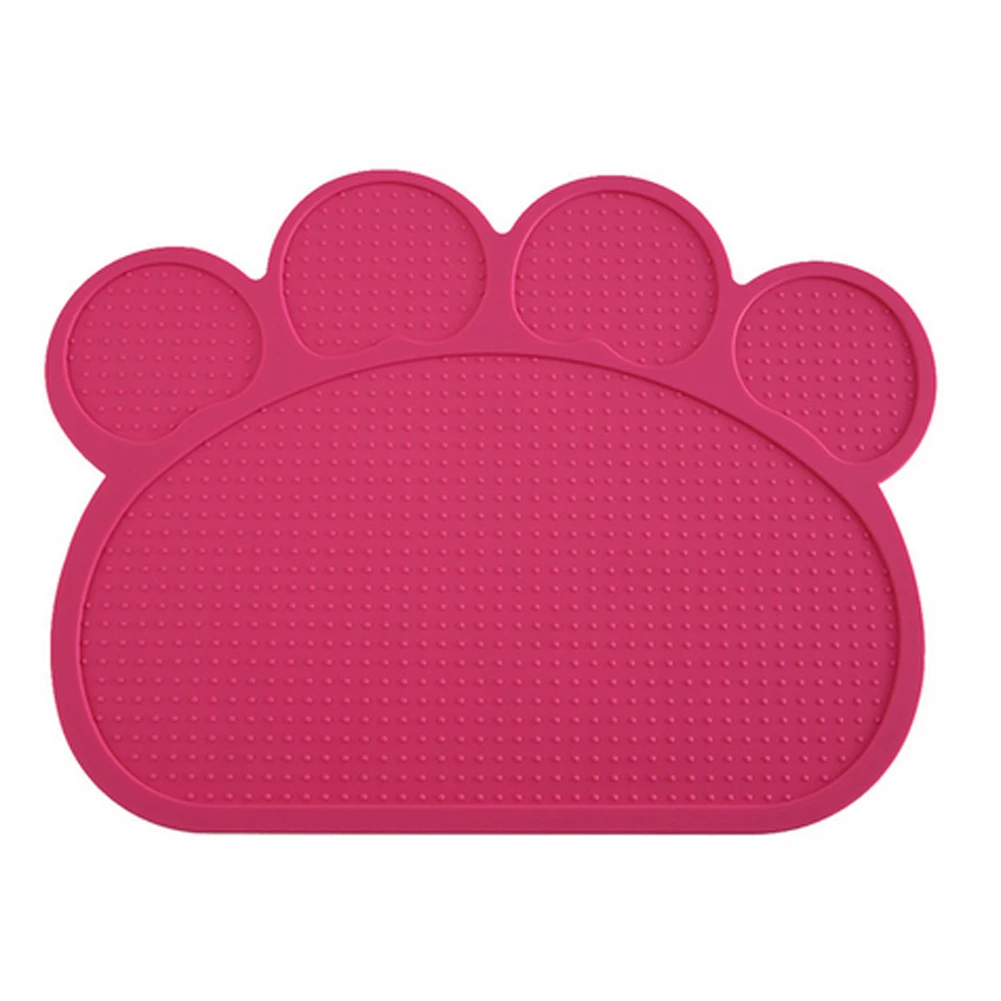 Waterproof Pet Mat For Dog Cat Silicone Pet Food Pad Pet Bowl Drinking