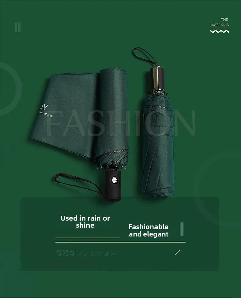 Wholesale Rain Shine Fully Automatic Large Size Umbrella Customizable Advertising 8K Modern Daisy Sun Protection Sunshade Travel