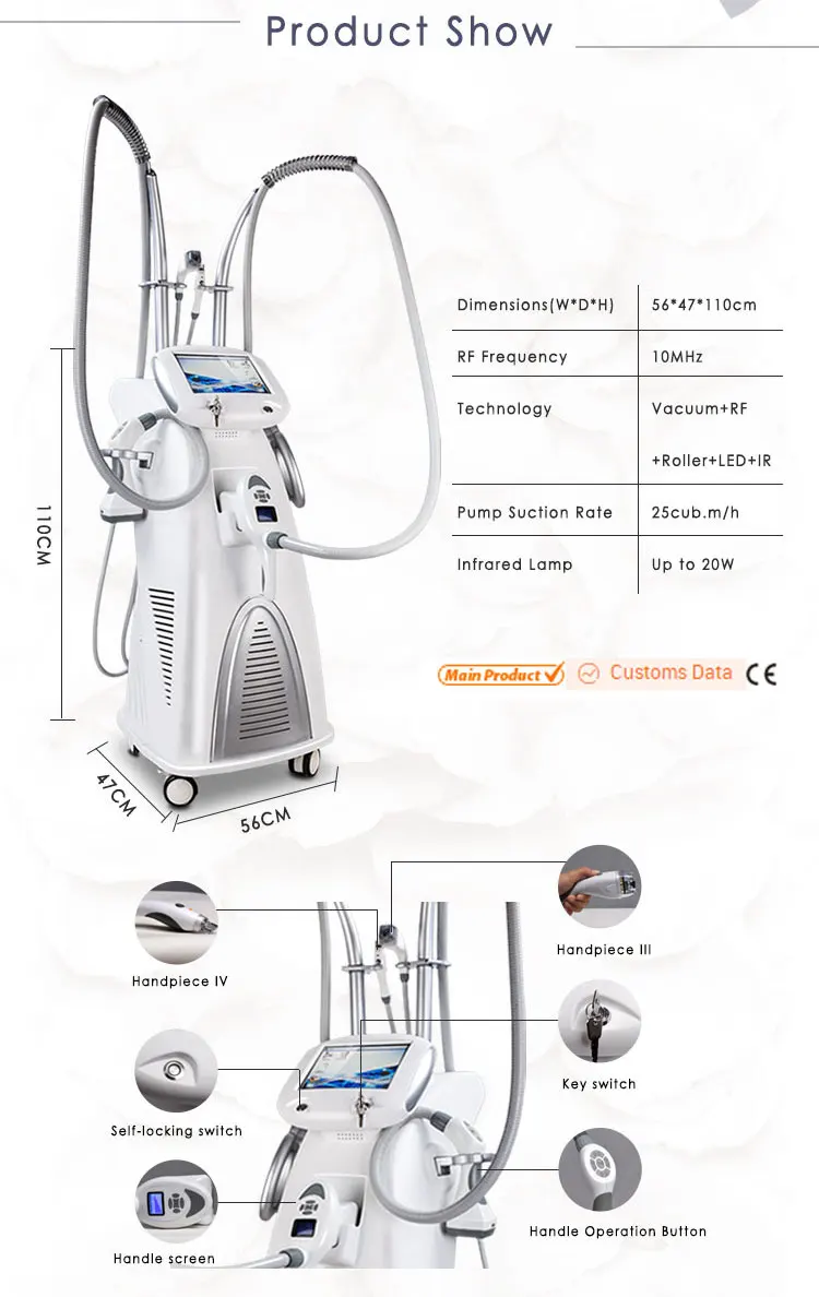 HIMA-OM Promotion Velashape /2020 Power Shape /Cheapest Cavitation Vacuum Style Cellulite