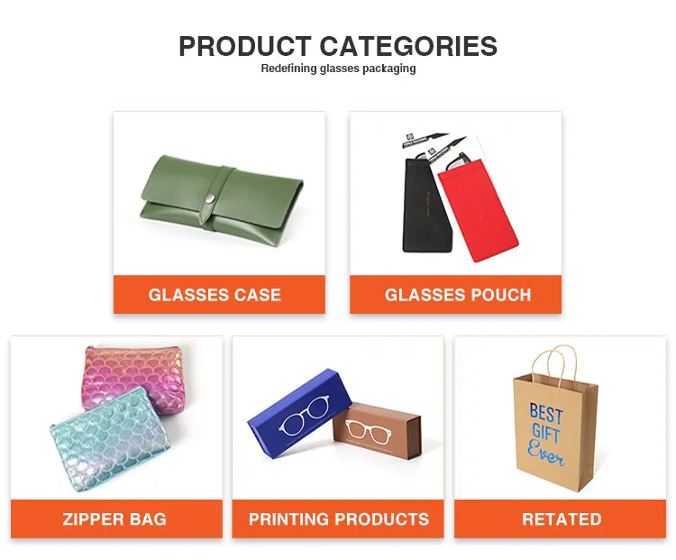 Custom Clear Plastic Glass Case Reading Glasses Case Plastic Optical