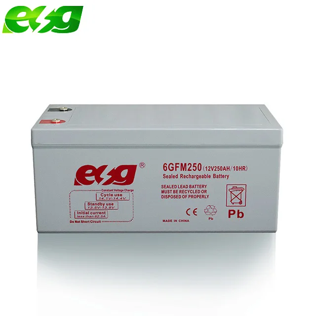 ESG hot sell 12v100ah 150ah 200ah sealed valve regulated Storage battery price