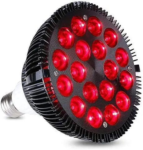 Led medical red light 630 nm led light therapy skin care machine 54w red light therapy bulb
