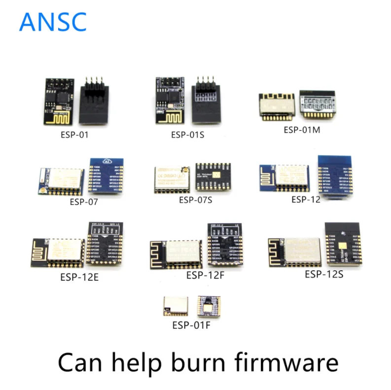 Can be burned ESP8266 uart ESP-01 ESP-01S ESP-01M ESP-01F ESP-07 ESP-07S ESP-12 ESP-12E ESP-12F ESP-12S Wireless WIFI  Module