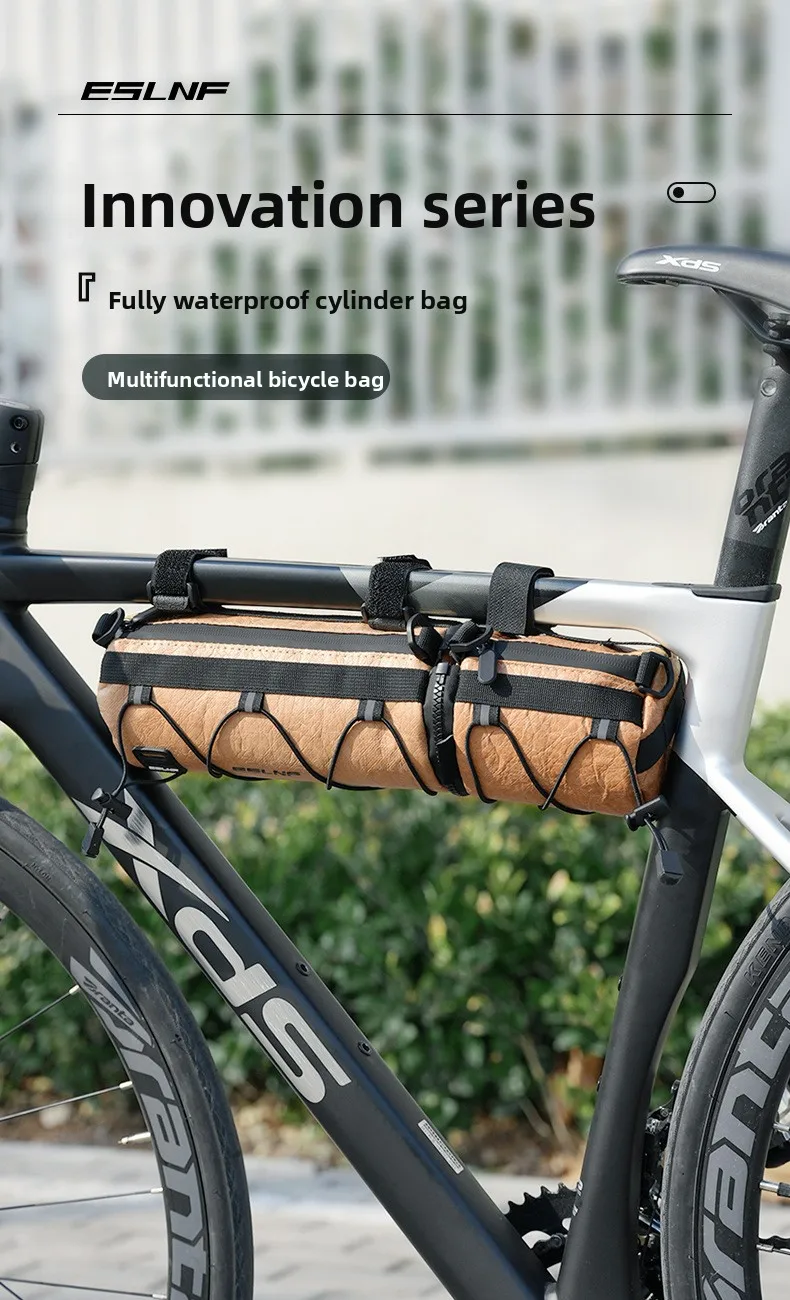 Bolsa de quadro para bicicleta multifuncional de ciclismo_voghion.com