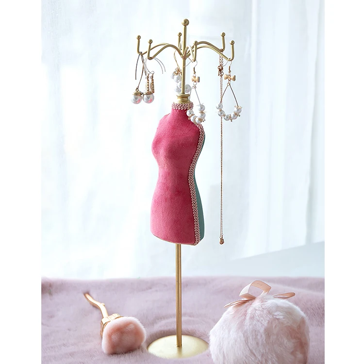 Lady Model Earring Display Rack Mannequin Princess Necklace Jewelry
