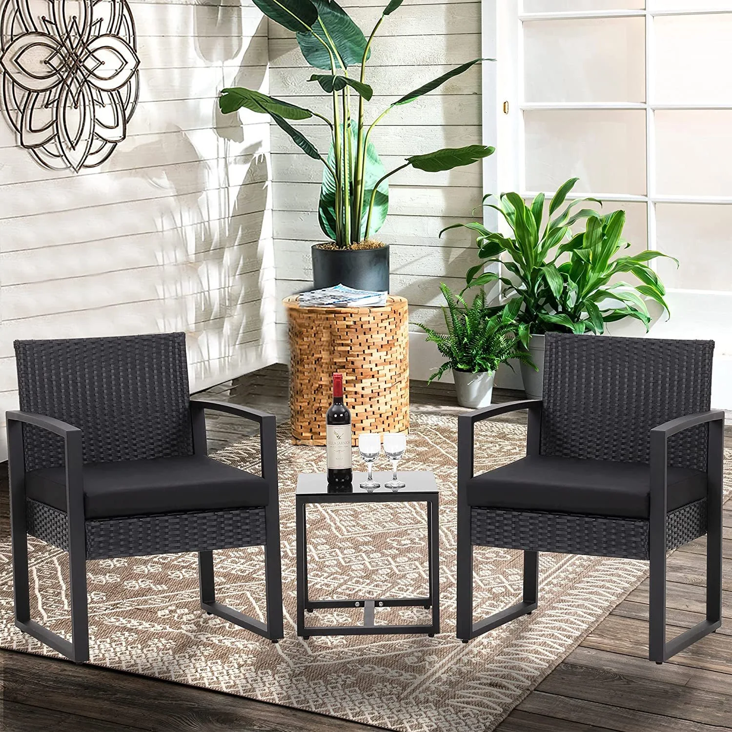 Hot Selling High Quality Modern Leisure Garden Rattan Sofa Chair for Balcony and Living Room Outdoor and Indoor Use details