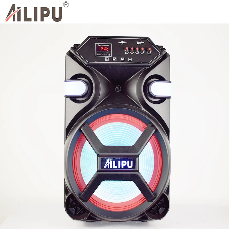 Portable Trolley Style Active Speaker With Rechargeable Battery model - ANKUX.COM