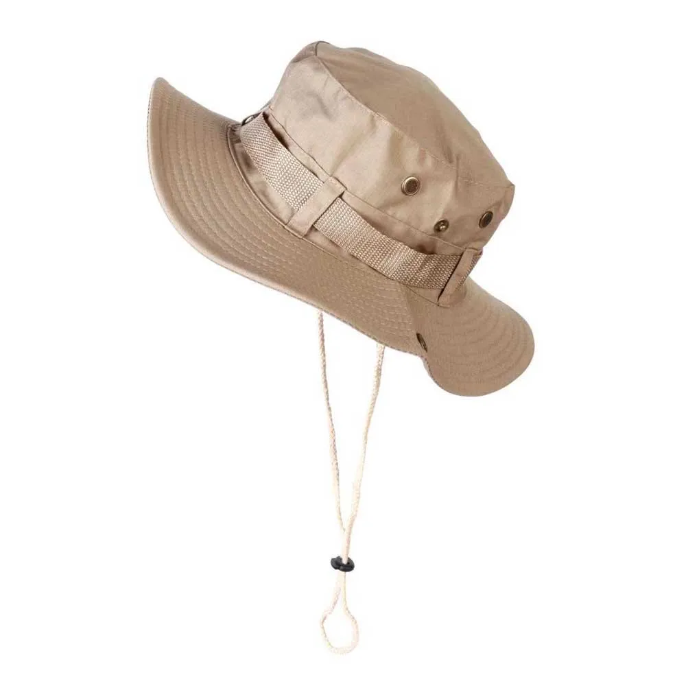Custom Men Jungle Bushes Hat Fishing Bucket Caps Outdoor Hiking Hat ...