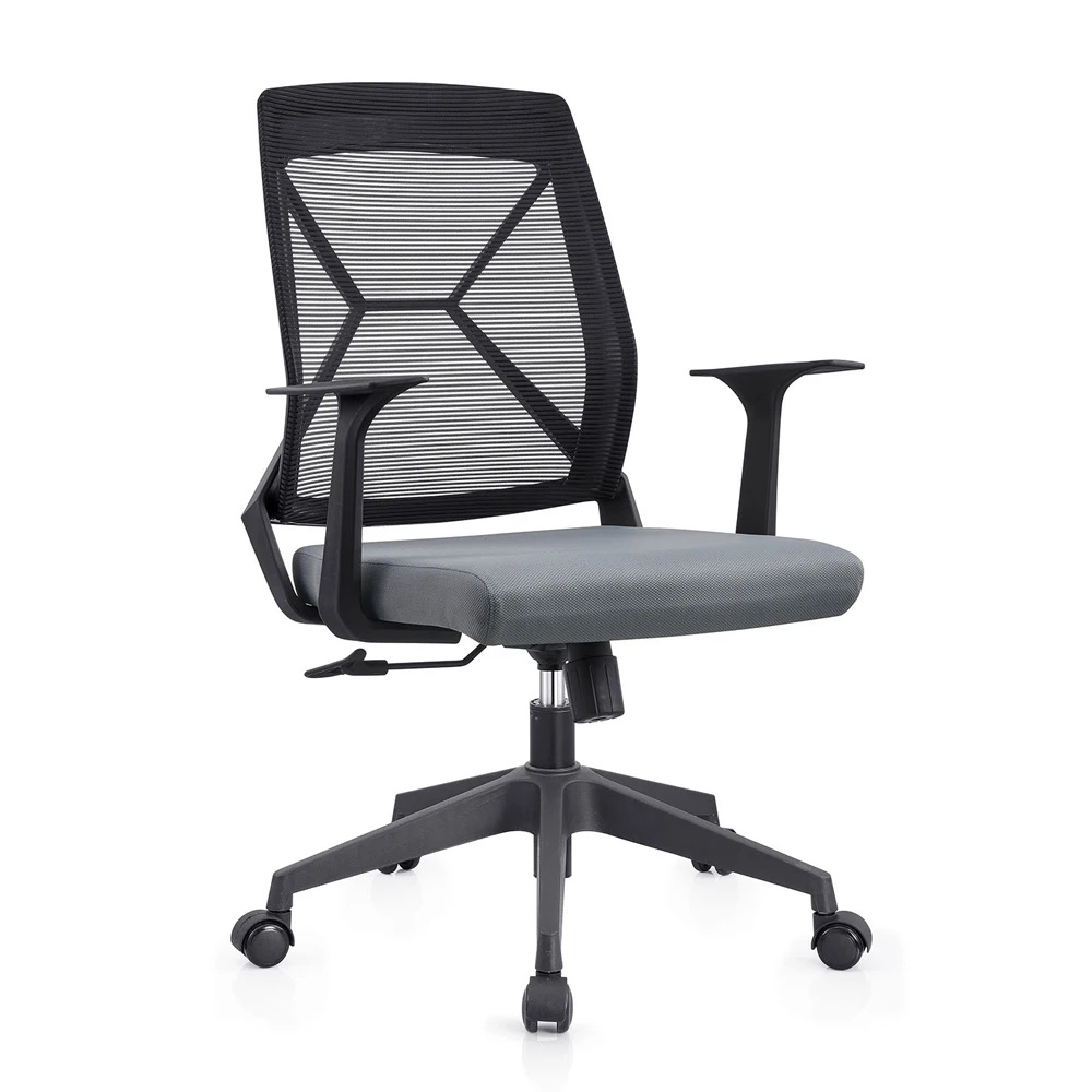 Hot Selling Computer Plastic High Back Black Manufacturing Process Full White Parts Office Mesh Chair Ergonomic