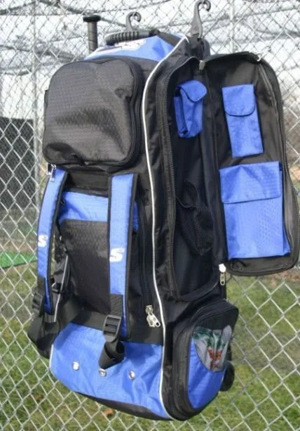 Sac à Dos Schutt Large Travel Pour Baseball/softball - Bleu Et Noir
