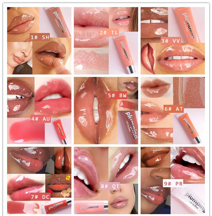 10ml 15ml Plumping Vegan Lipgloss Mint Flavor Base Squeeze Tube With