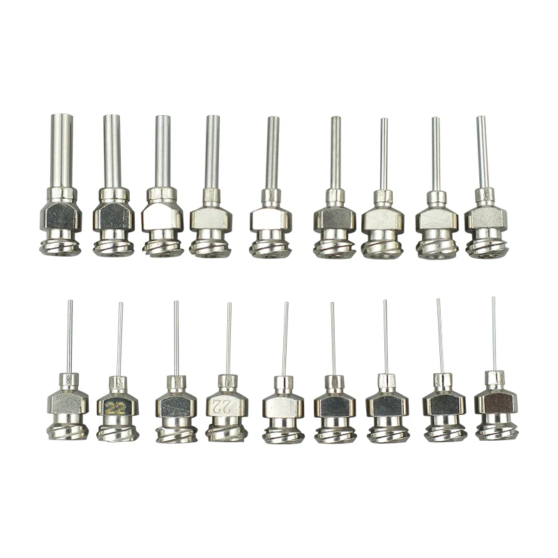 1/2 Inch Double Threaded Stainless Steel Precision Needle Base Metal