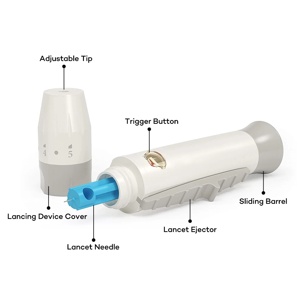 plastic blood lancing devices lancing device with ejector for diabetes testing manufacture