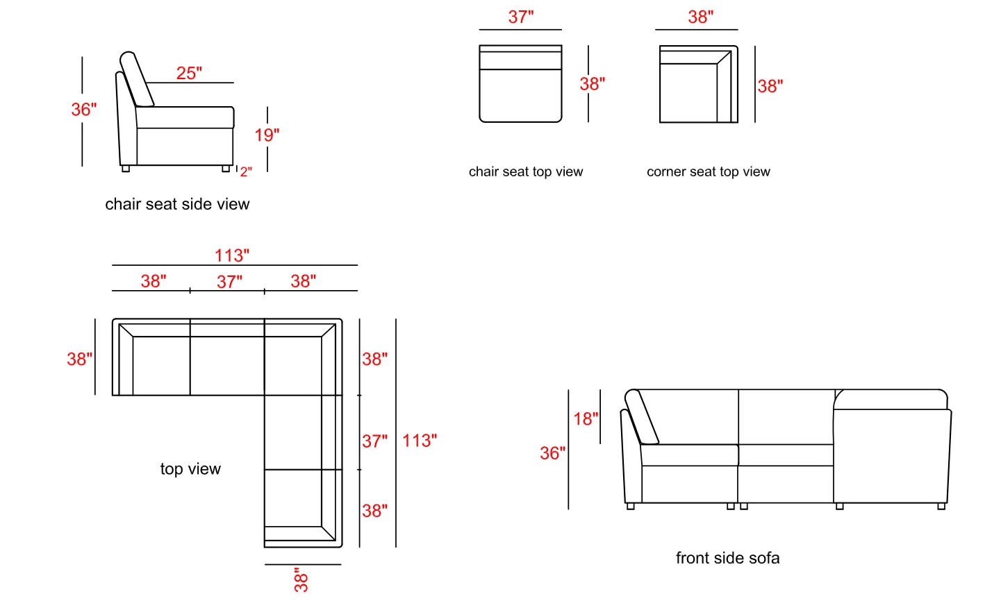 Rafael Simple Design Sofa,Sectionals U Shape Living Room Sofas Corner