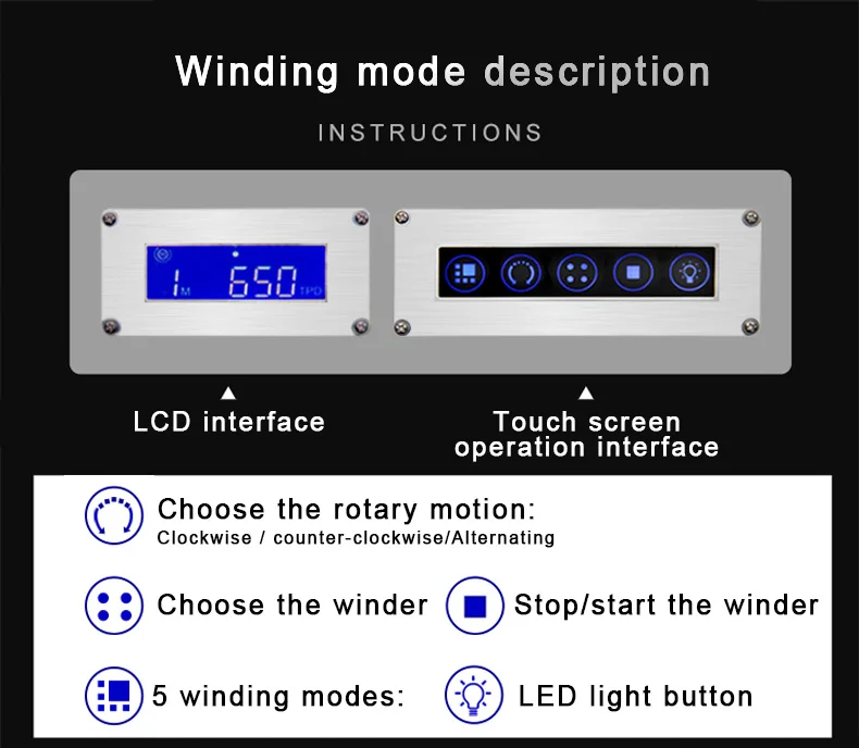 Hottest luxury automatic leather watch winder motor safe box with 8 individually programmable rotors