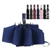Factory Fast Ship Cheap Navy Blue 46inch WINDPROOF Auto Open Close Updated Reverse Foldable Umbrella