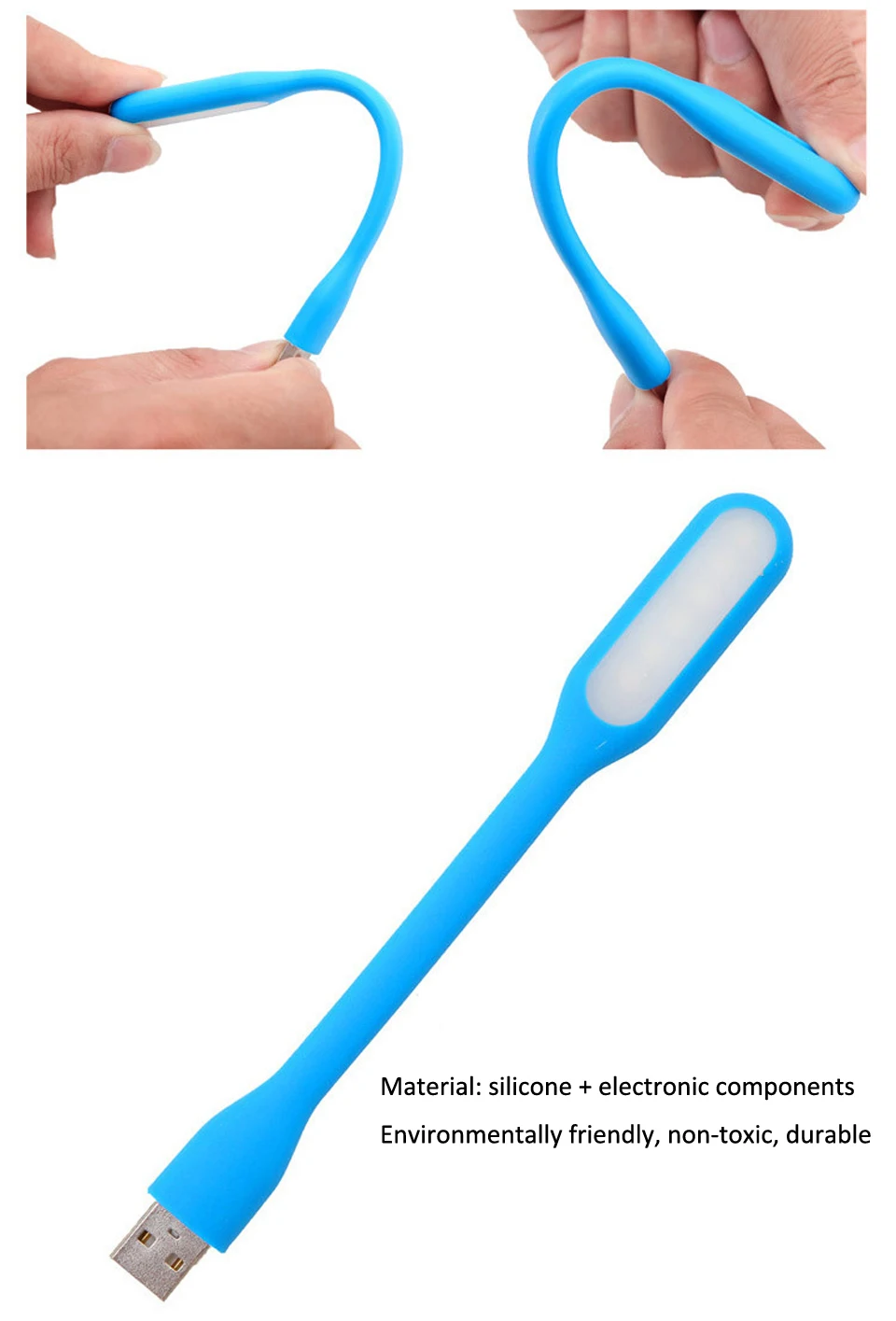 Mini Ultra Bright Usb Flexible Light 5w Led Backup Lamp With Usb For