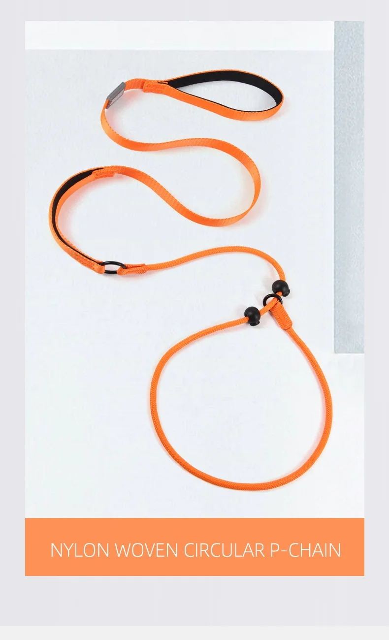All-In-One Luxury Anti-Breakaway Padded Nylon Pet Traction Rope Solid Resistant Pull-Resistant Explosion-Proof Dog Leash
