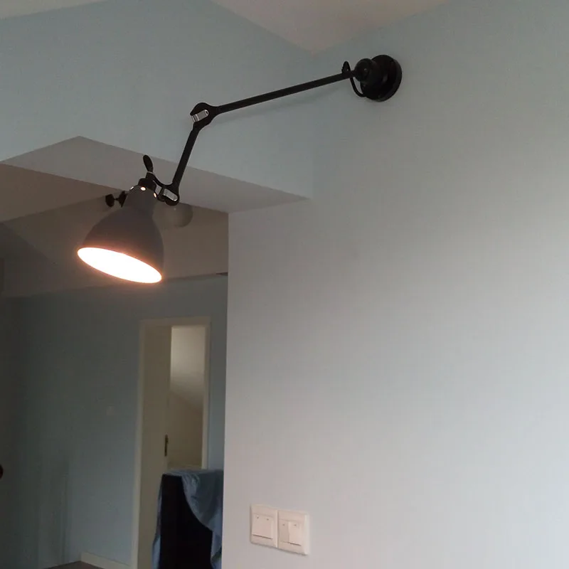 American Loft style  Industrial wall led light indoor vintage wall lamp