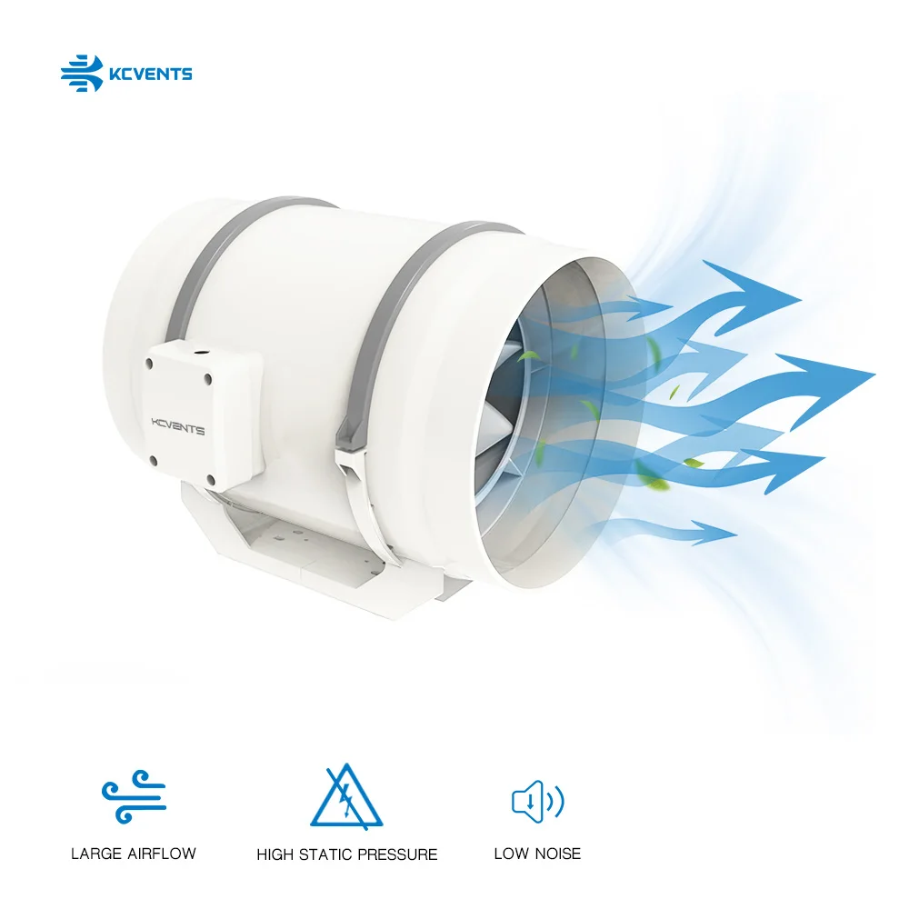 Inline Duct Exhaust Fan, 6Inch, 220-240V, Electric - detail 4