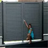 Best design powder coated aluminum slat gate