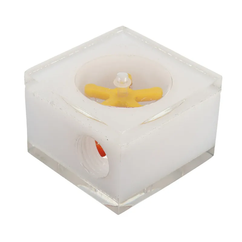 Water Cooling   Meter Acryl 2 Way G1/4 Threaded For Computer PC Liquid Water cooling kit fittings Black White