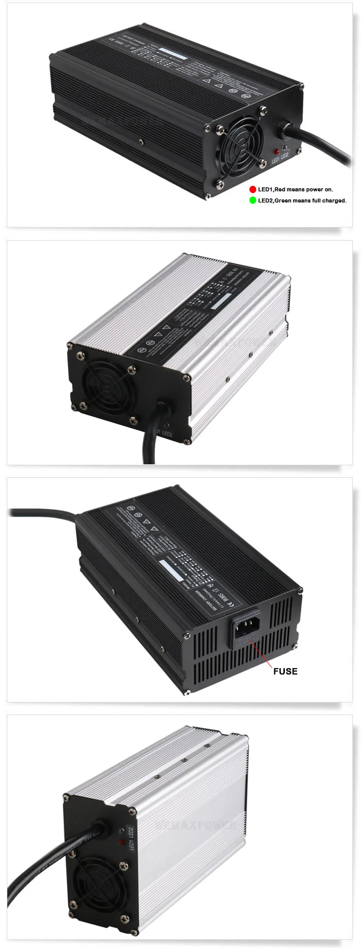 Dakota Lithium Ultra-Fast 48v 15A LIFEPO4 Battery Charger