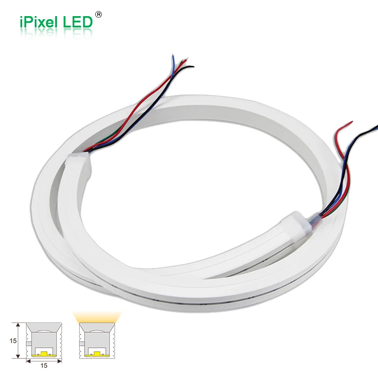 Outdoor Dc12V Top View, Cutting Mark 31.3mm, 15x25mm led rgb neon flex light