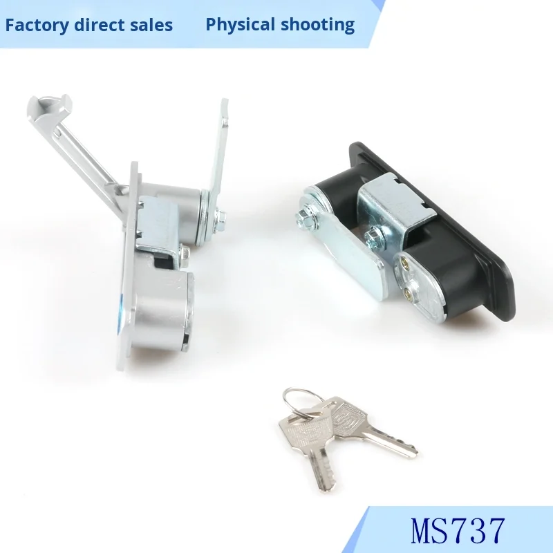 Ms737 6000 Series Alloy Plane Lock Open Control Cabinet Door Lock Main Cabinet Bounce Lock Industrial Cabinet Lock Equipment factory