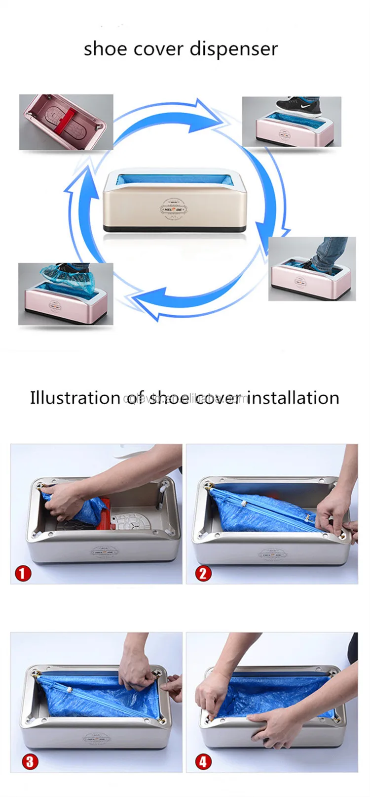 Plastic automatic shoe cover machine automatic intelligent shoe covers
