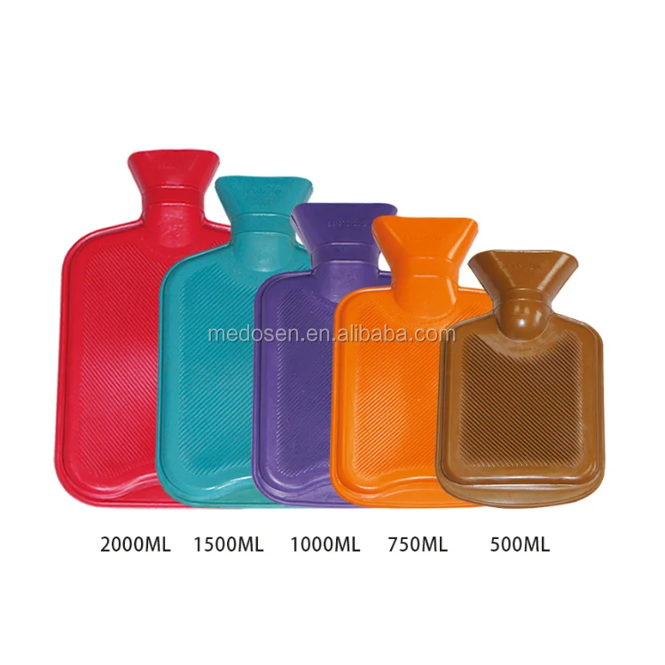 Home Top Premium Classic Rubber Hot Water Bottle,Great For Pain Relief