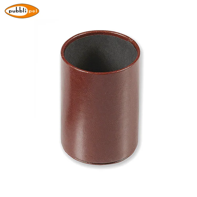 
Accept Custom Service Promotional Items PU Leather Office Pen Holder 