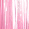 79Inch Light Pink Foil Fringe Curtains Christmas Bling Foil Fringe Tinsel Backdrop Decorative Doorway Curtain