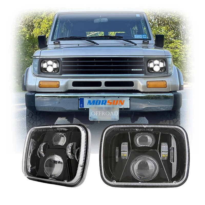 D0T 5x7 LED Headlight for 1984-1996 Toyota Land Cruiser & Prado