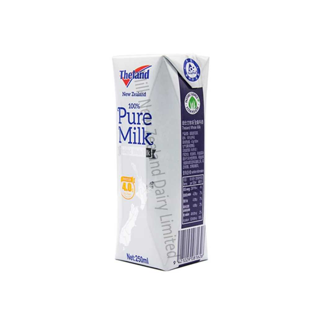 Uht White Milk 250ml Whole Milk 4.0 100 Natural Processed Milk With