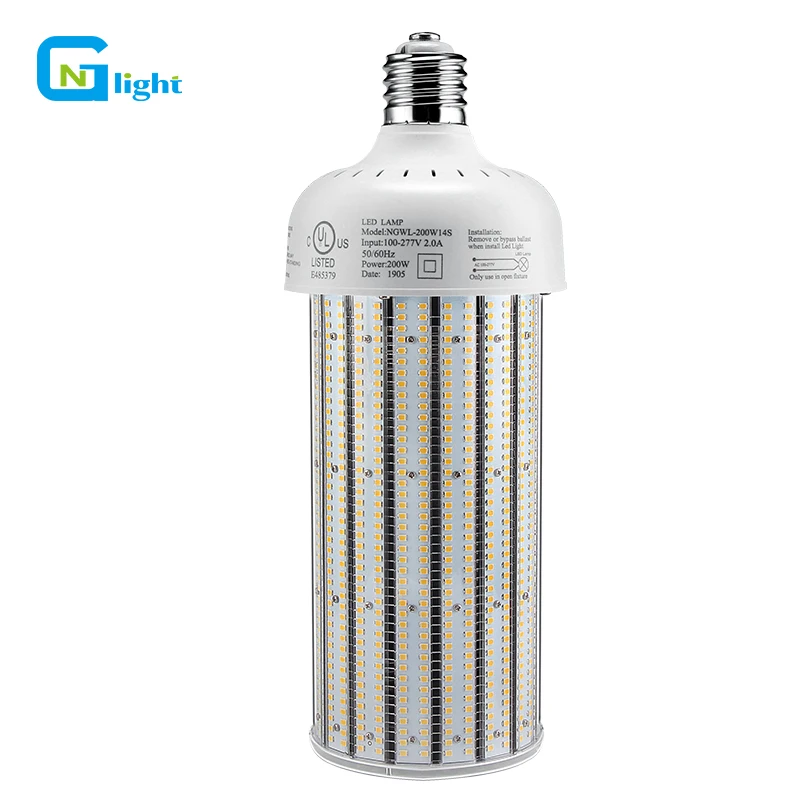 ETL/DLC APPROVED hps 800w replacement Factory 200w 150lm/w 100-277V Corn bulb lamp