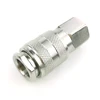 Europe Mini small boby type EU01M-SF-02 Steel air hose quick release connector connect pneumatic quick coupling coupler