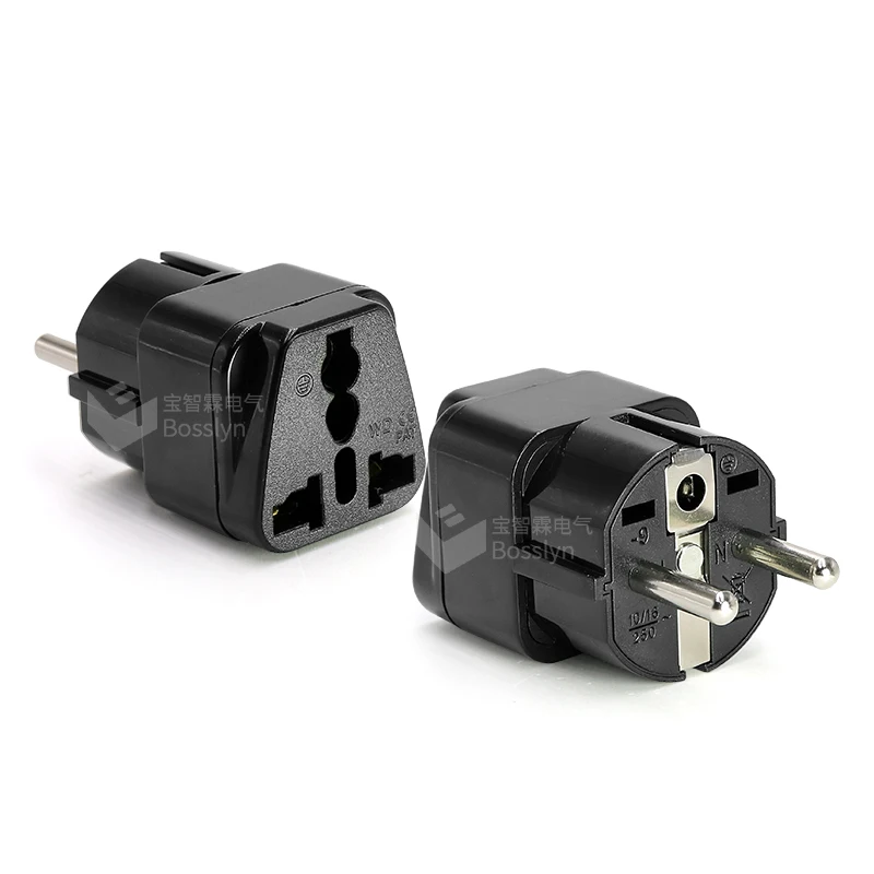 High Quality Universal Uk/us/au To Eu Russian Travel Power Adapter