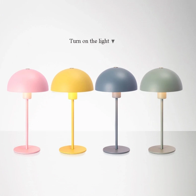 led restaurant decorative bar hotel restaurant multi color cordless magnifying Iron led table lamp