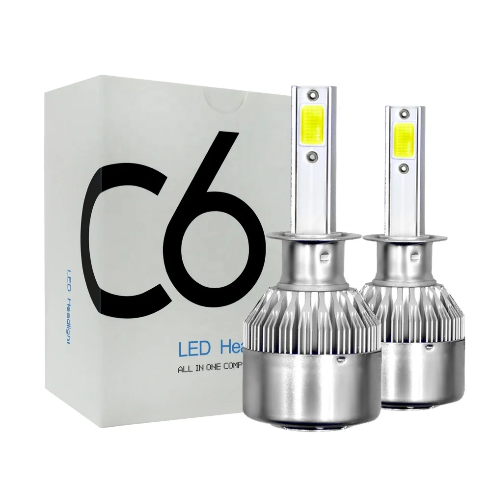 HighLow Price Car Led Headlight Bulb C6 Car H4 Led Headlight Bulbs Automatic Headlight Kit 36w 3800lm