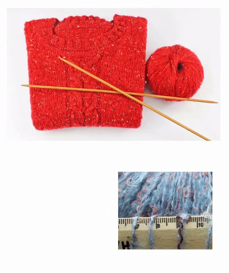 coomamuu wholesale cheap faux mohair yarn