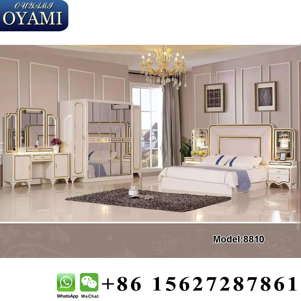 Latest Design Bedroom Furniture Set Modern Turkish King Size Bed With Light View Bedroom Furniture Set Oyami Product Details From Longmen Oyami Building Material Factory On Alibaba Com