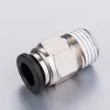 tube size 8mm-1/8 thread PC Male straight plastic BSPT fitting